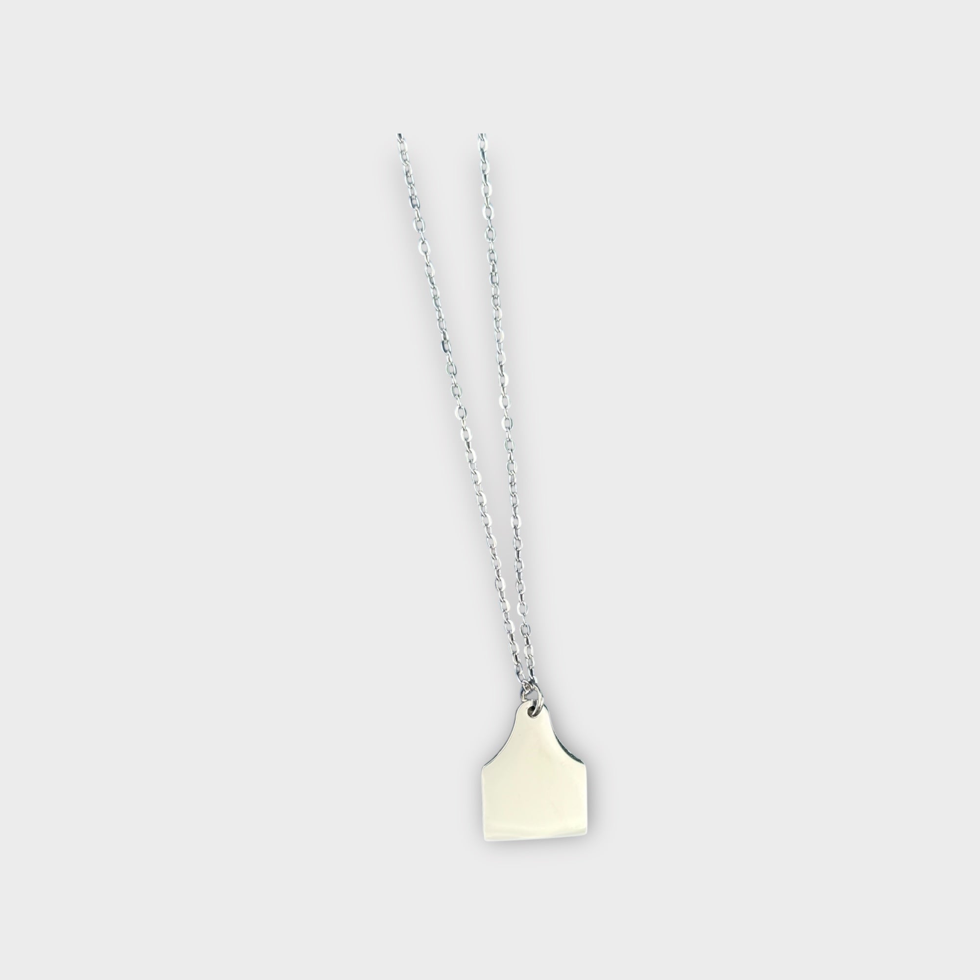 Cow Tag Necklace