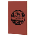 Custom Engraved Leatherette Notebook