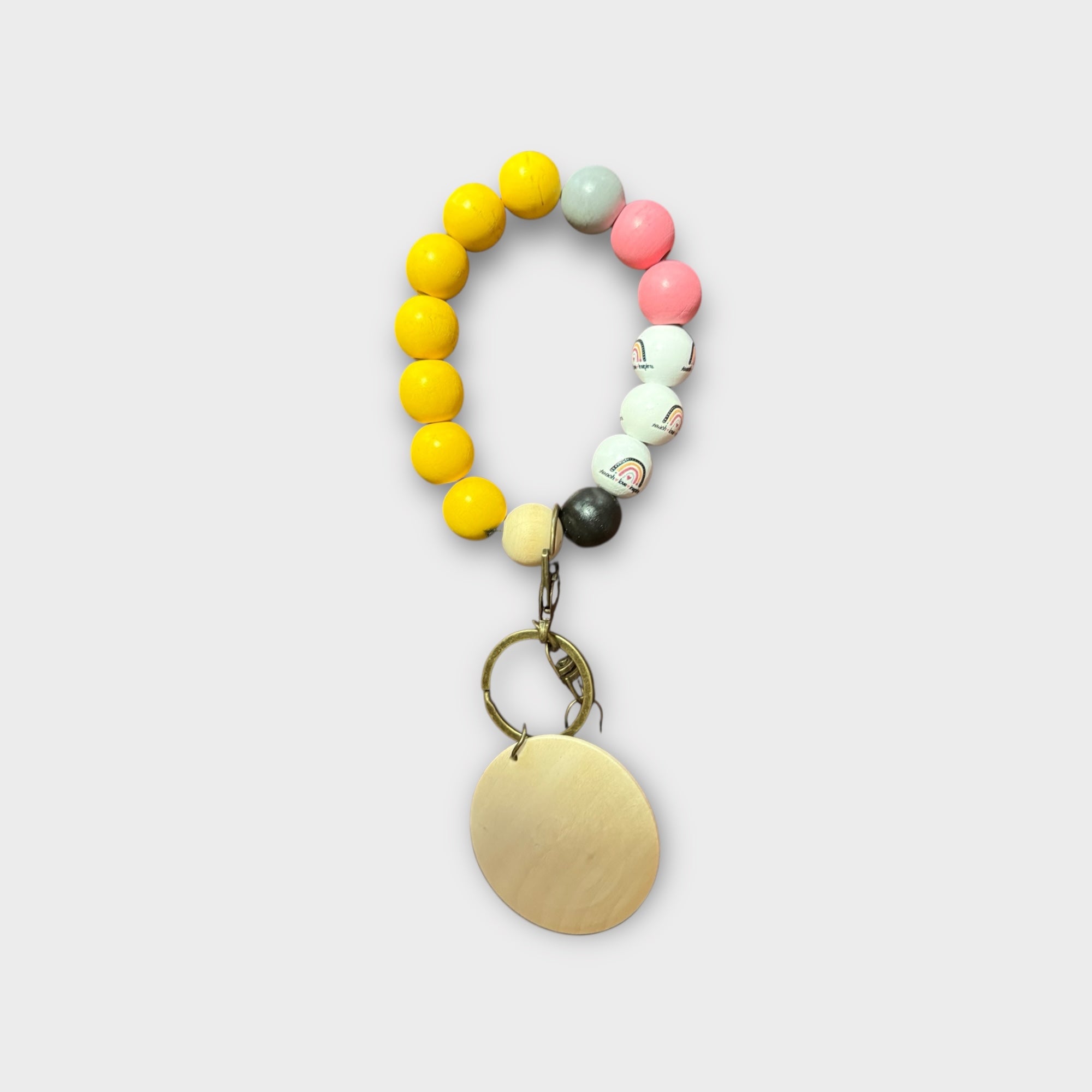 Pencil-Themed Teacher Wristlet