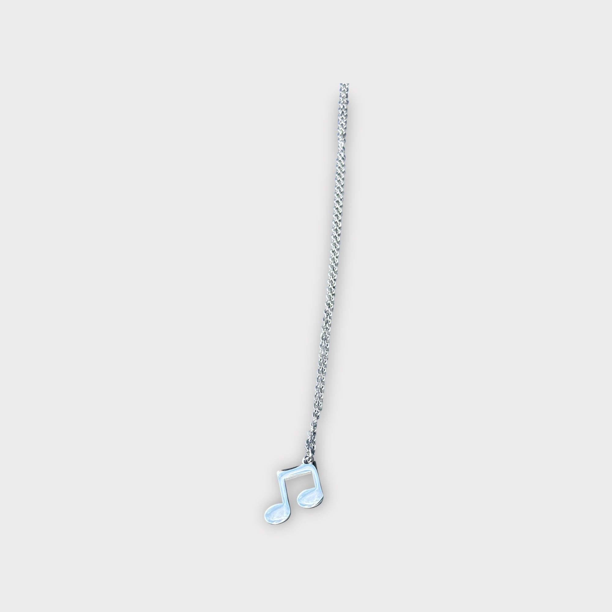 Double Music Note Necklace