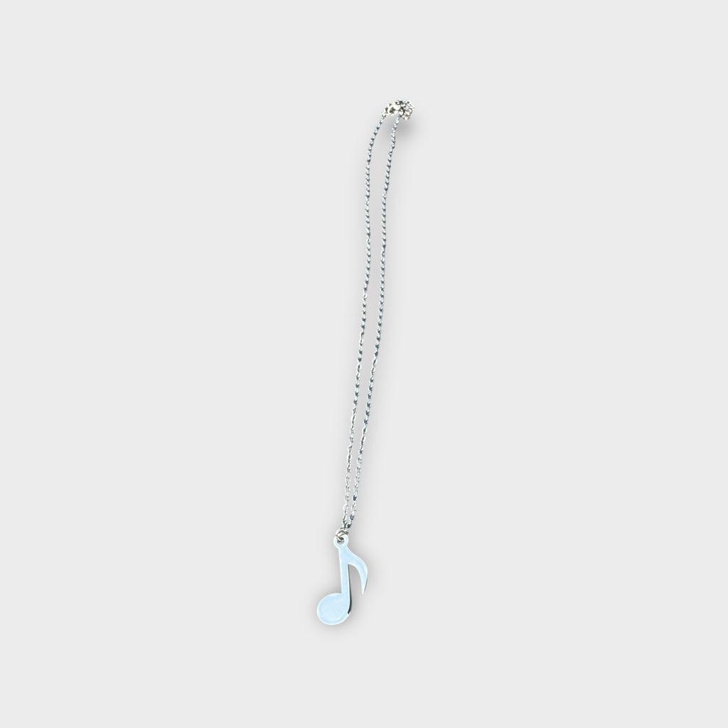 Single Music Note Necklace