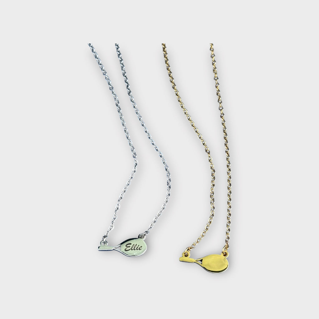 Tennis Racket Necklace