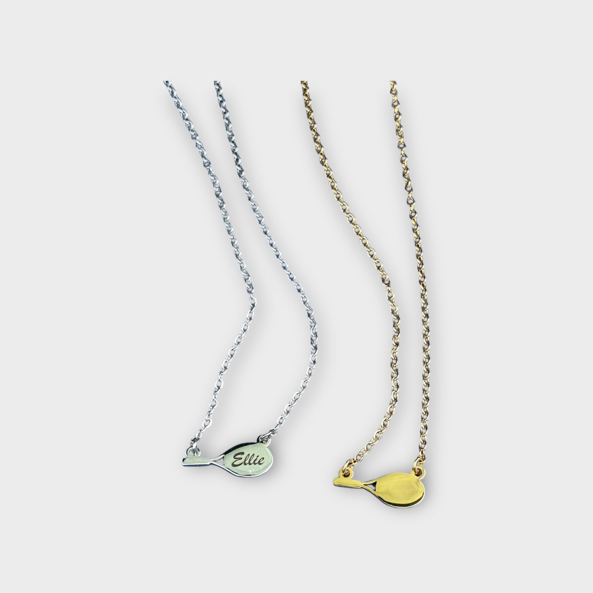 Tennis Racket Necklace