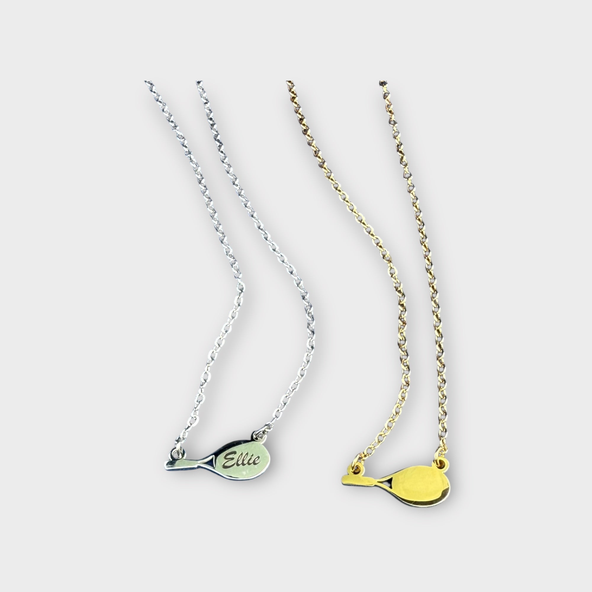 Tennis Racket Necklace