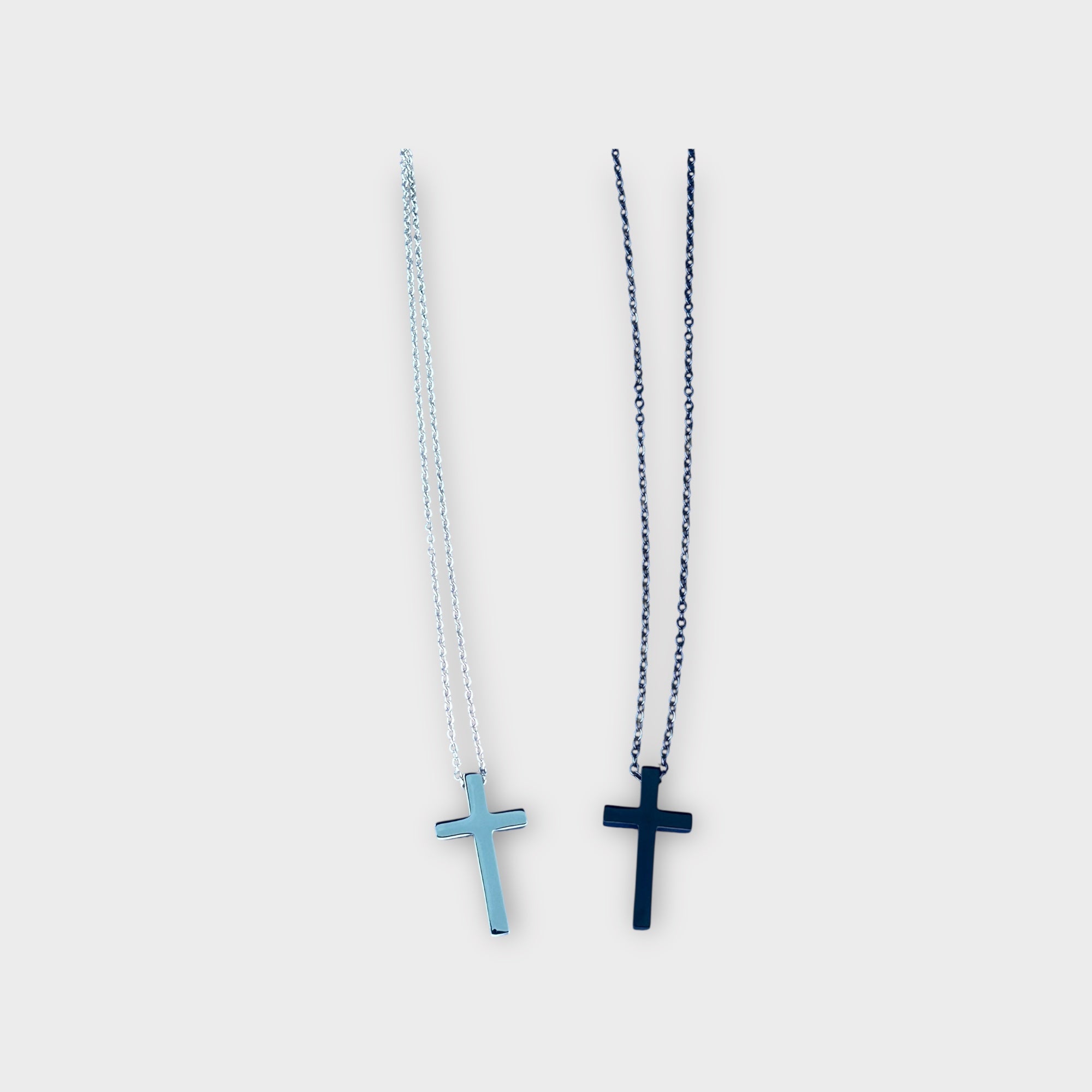 Vertical Cross Necklace