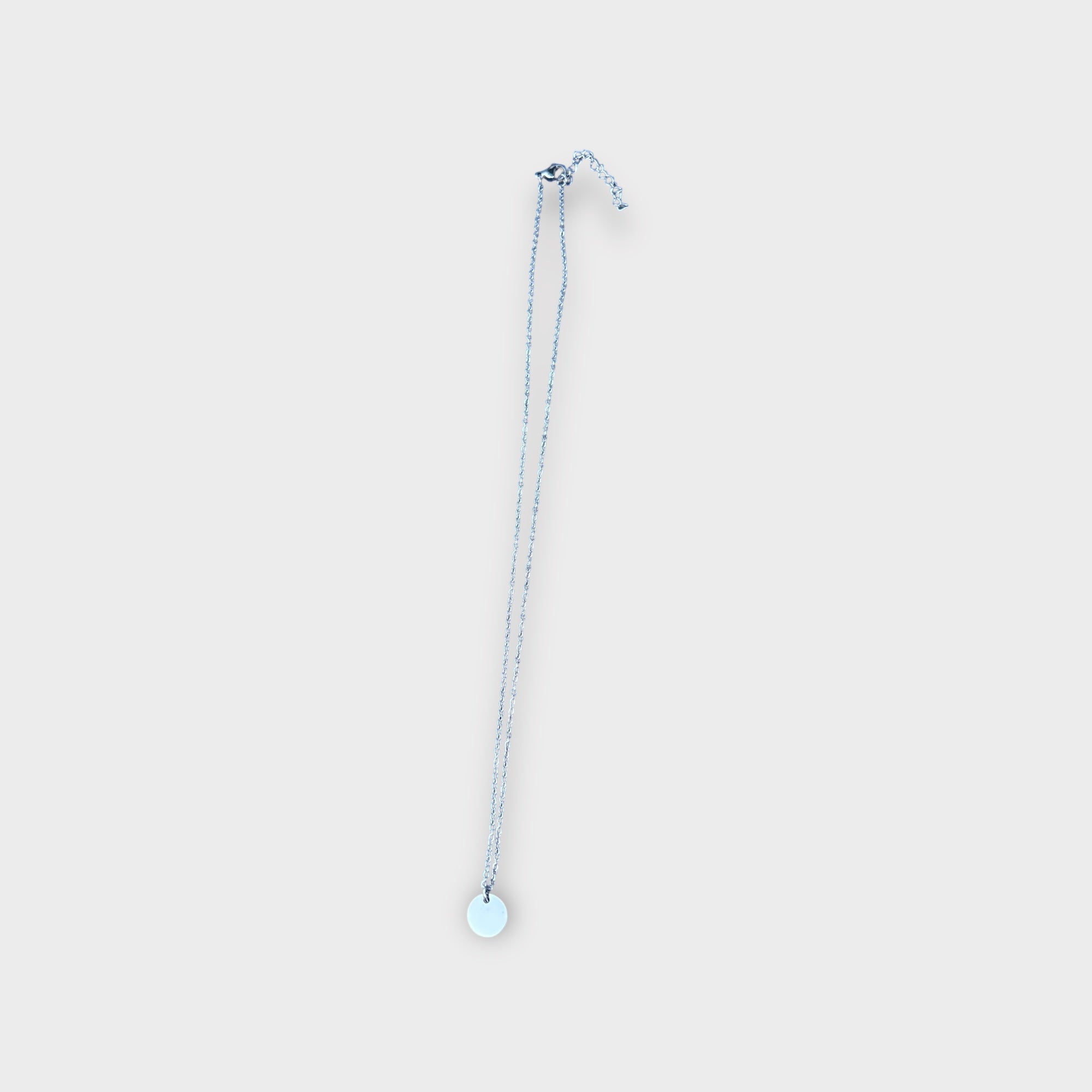 Petite Circle Charm Necklace