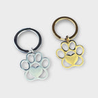 Paw Print Keychain