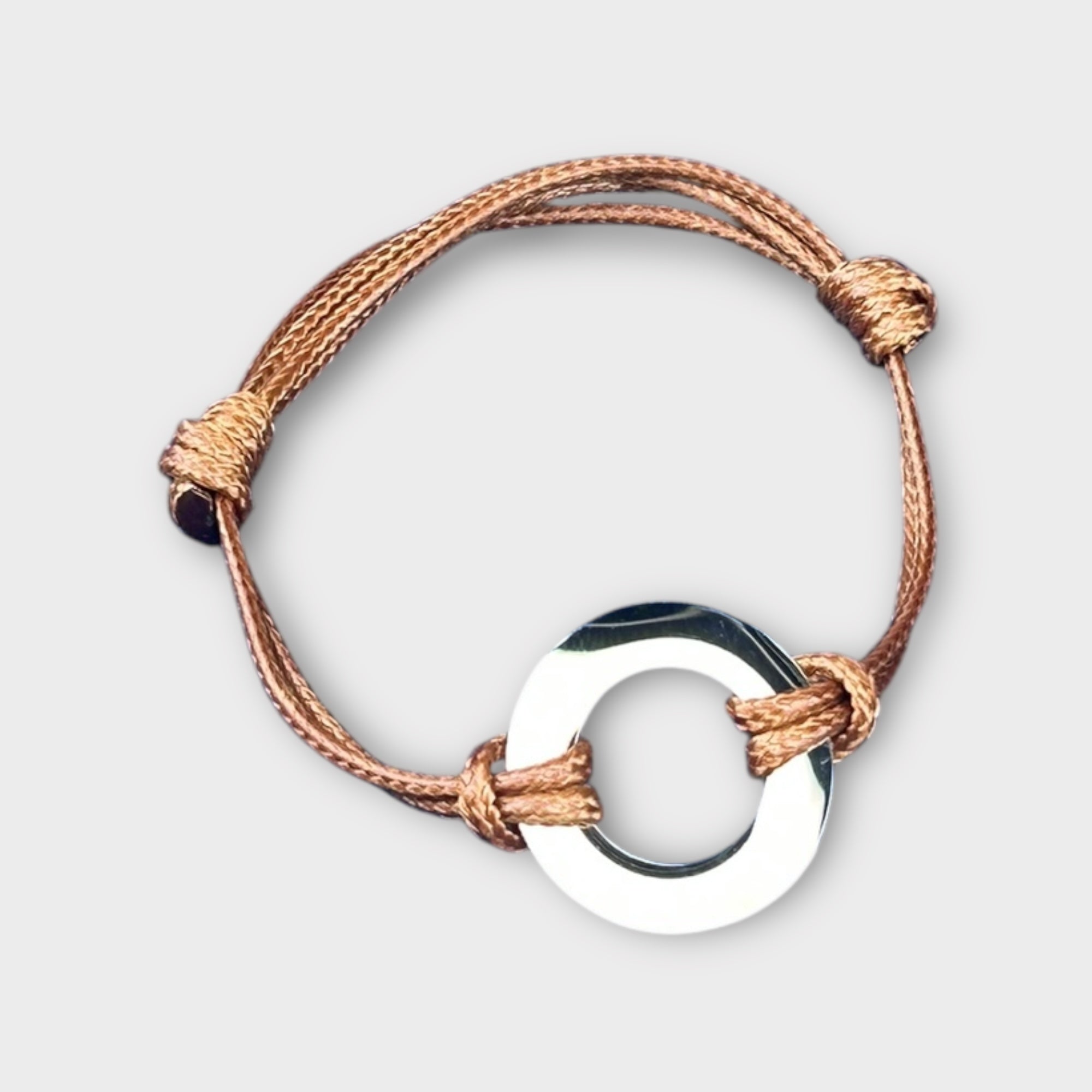 Woven Cord Circle Bracelet