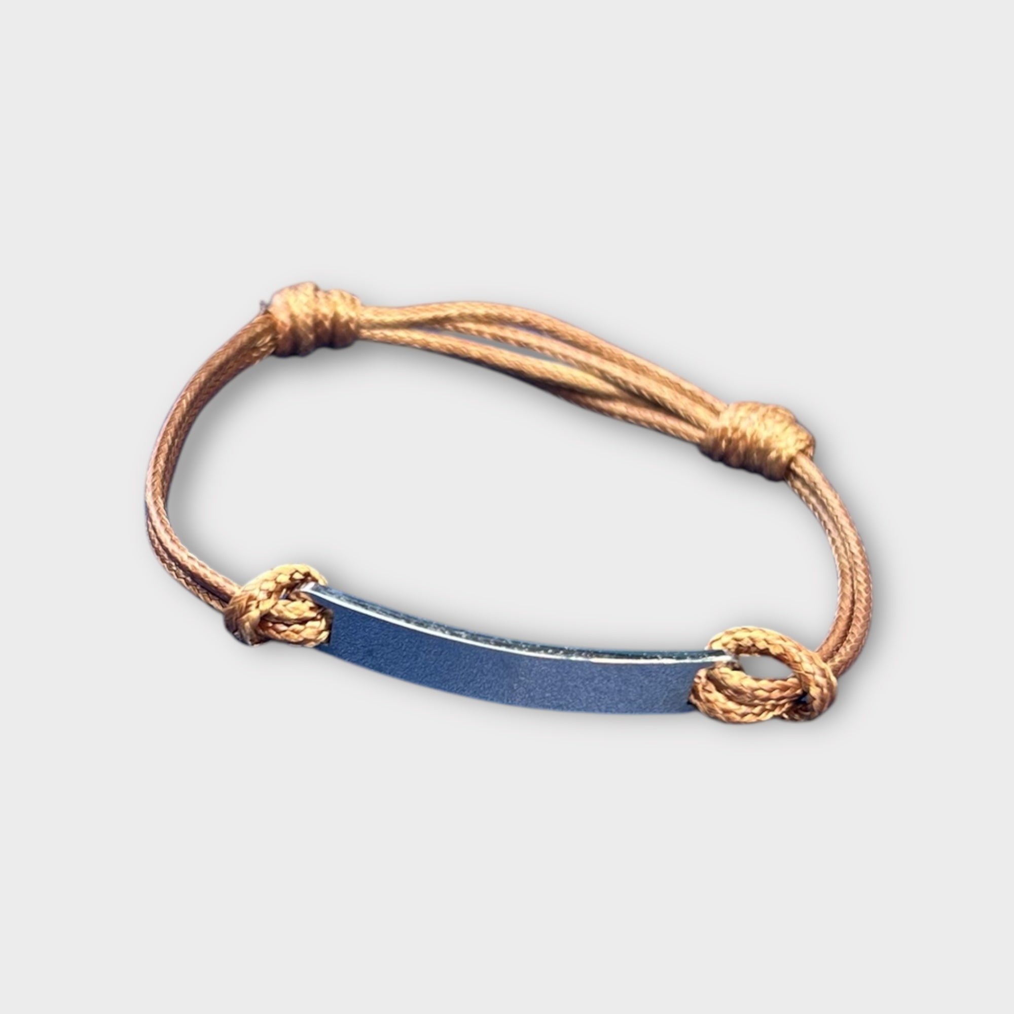 Woven Cord Bar Bracelet
