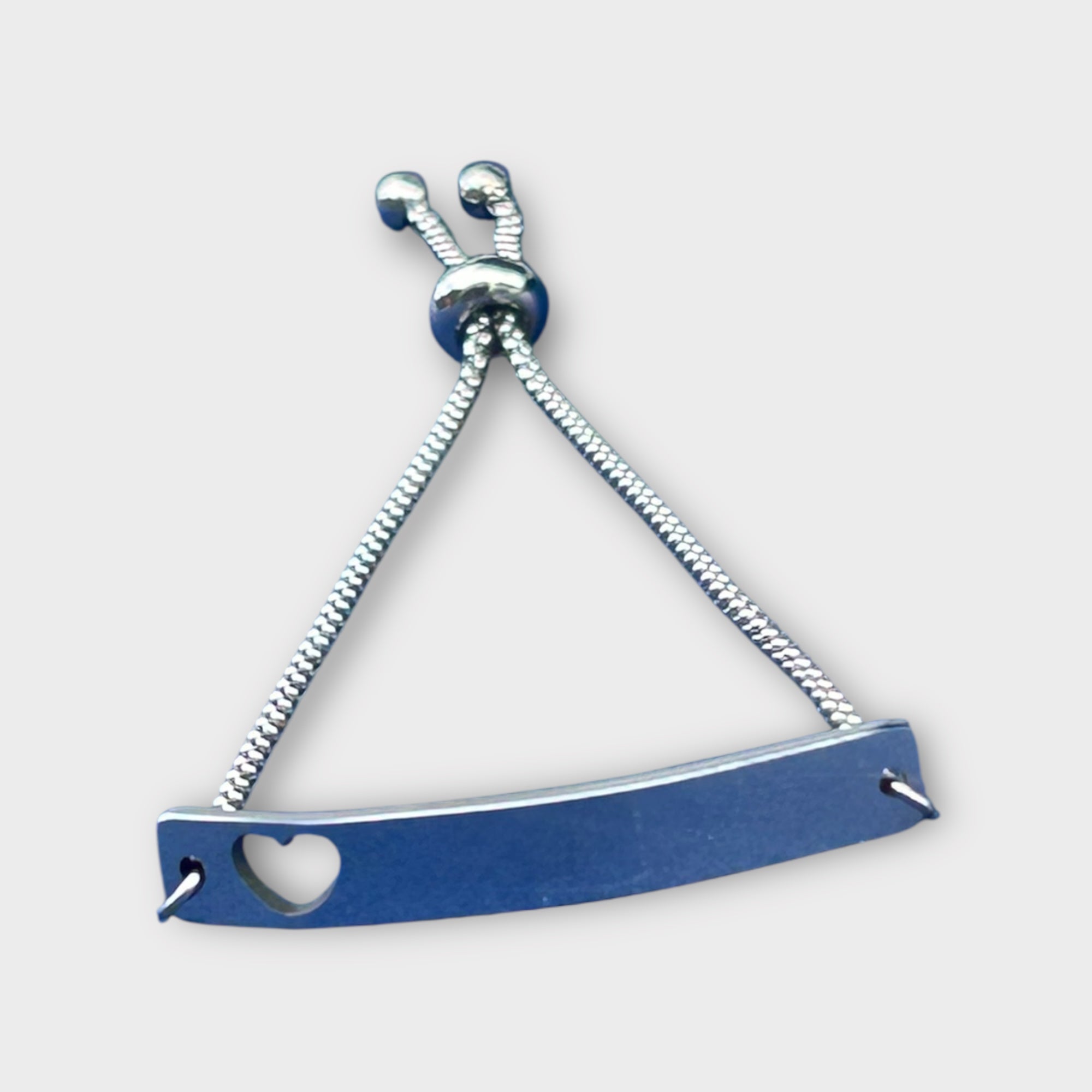 Heart Cutout Bar Bracelet