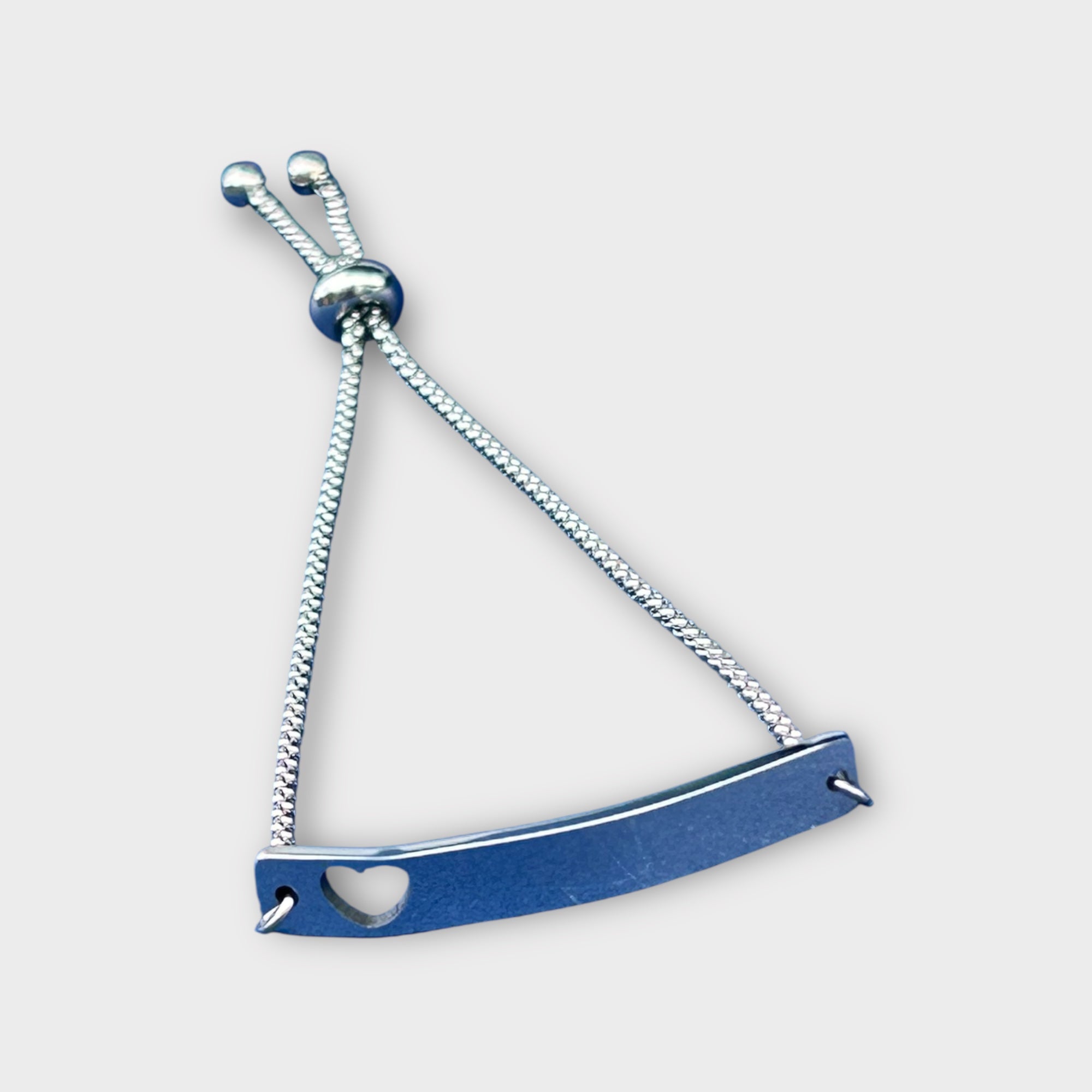 Heart Cutout Bar Bracelet