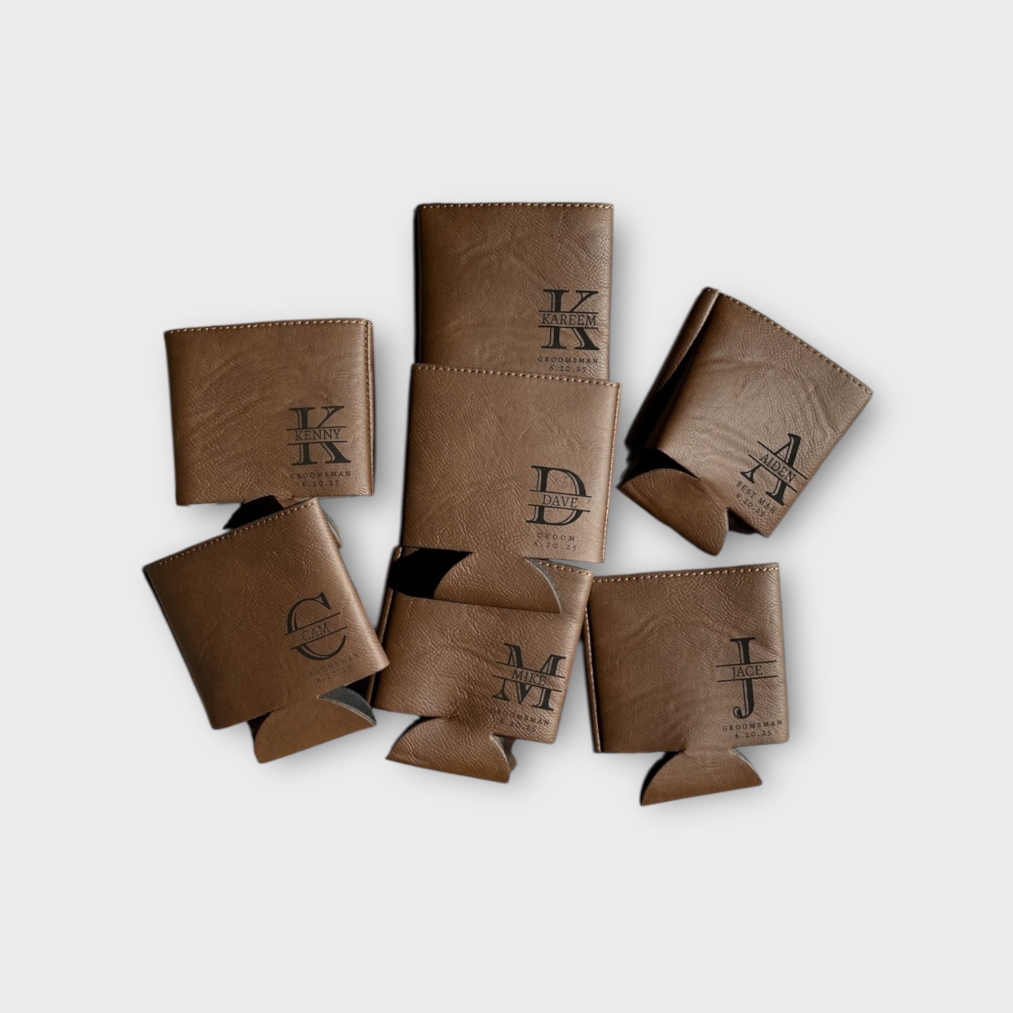 Leatherette Can Holders
