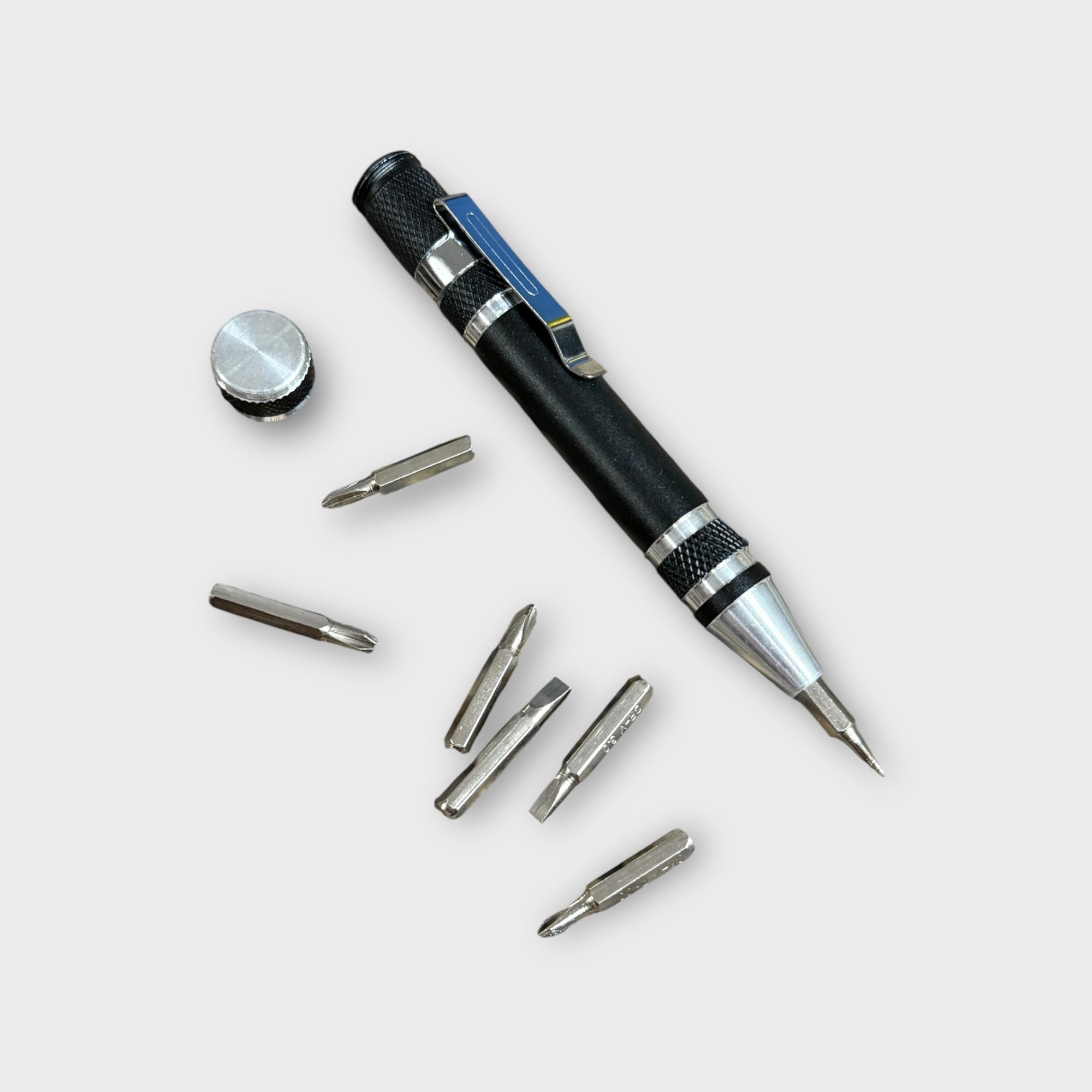 Multi-Bit Screwdriver Pen Tool