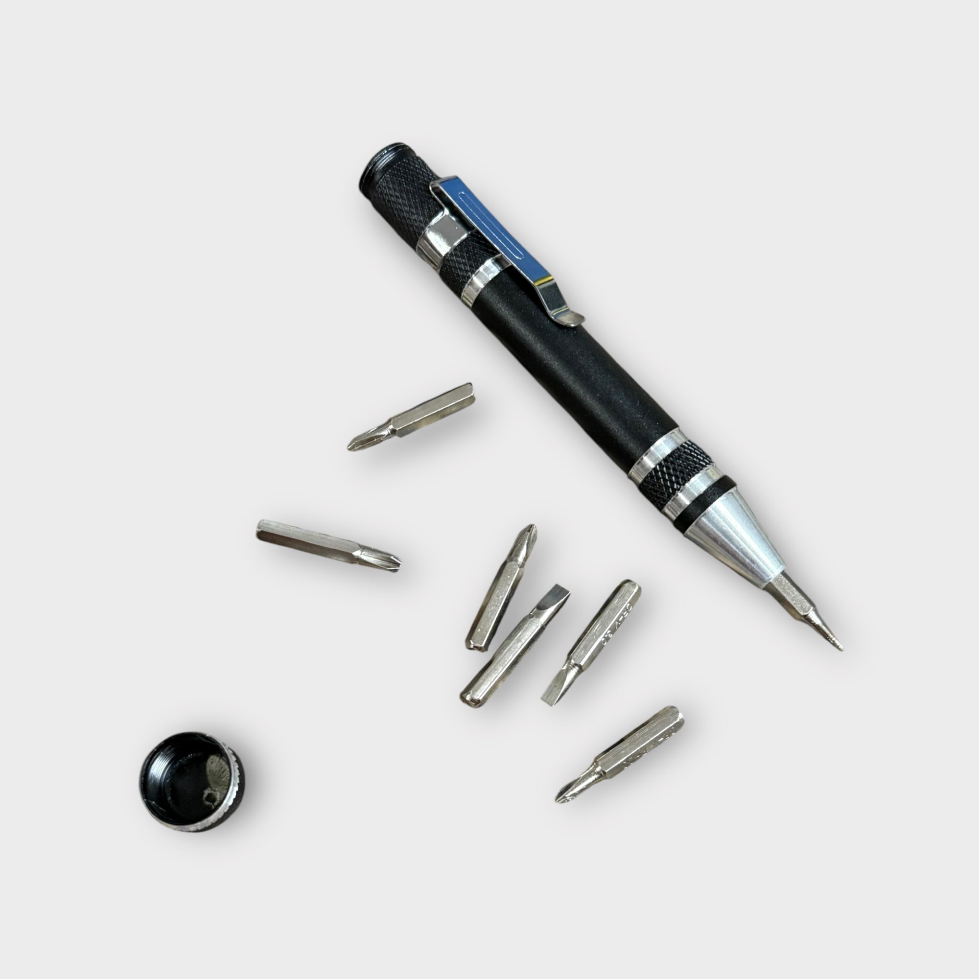 Multi-Bit Screwdriver Pen Tool