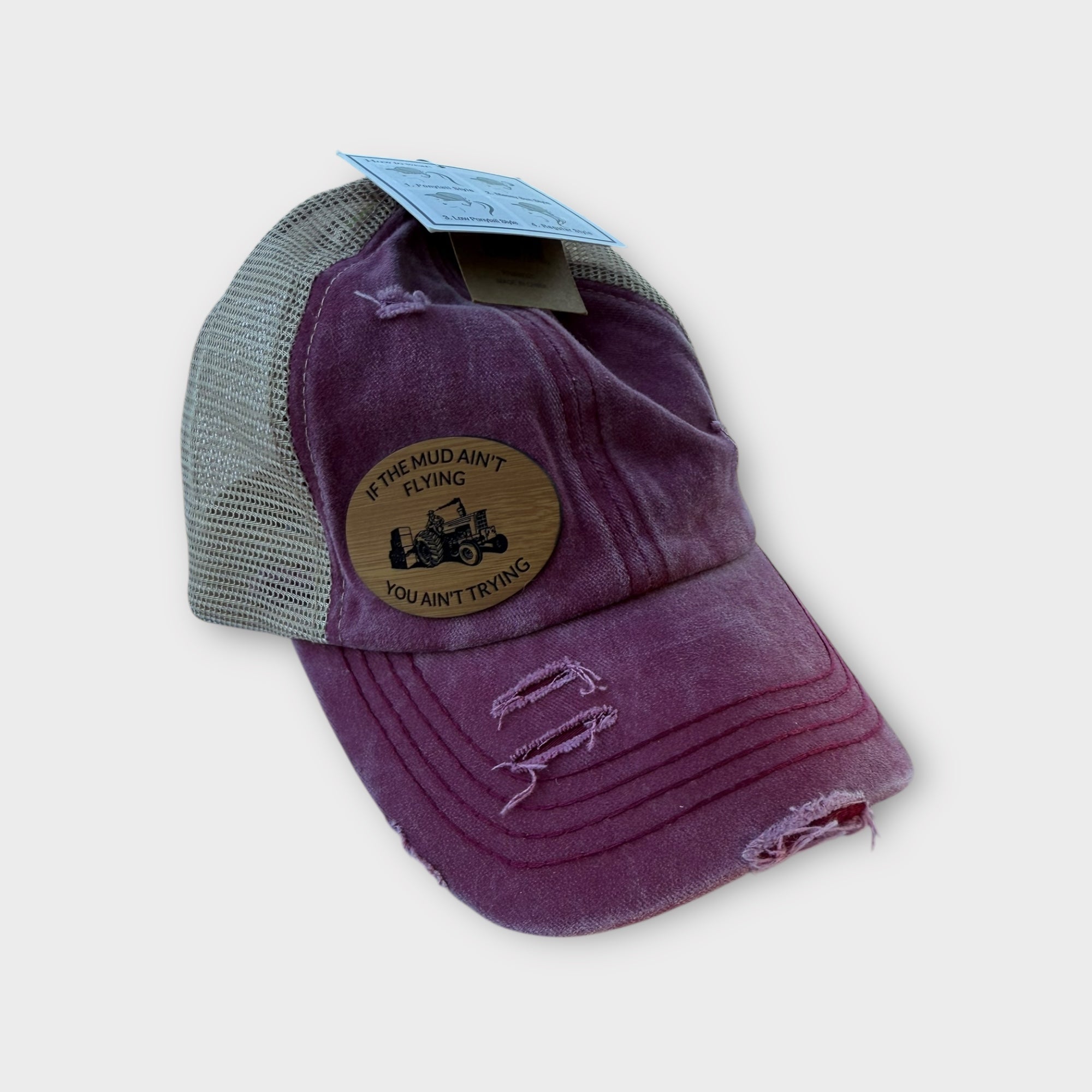 Criss Cross Tractor Hat