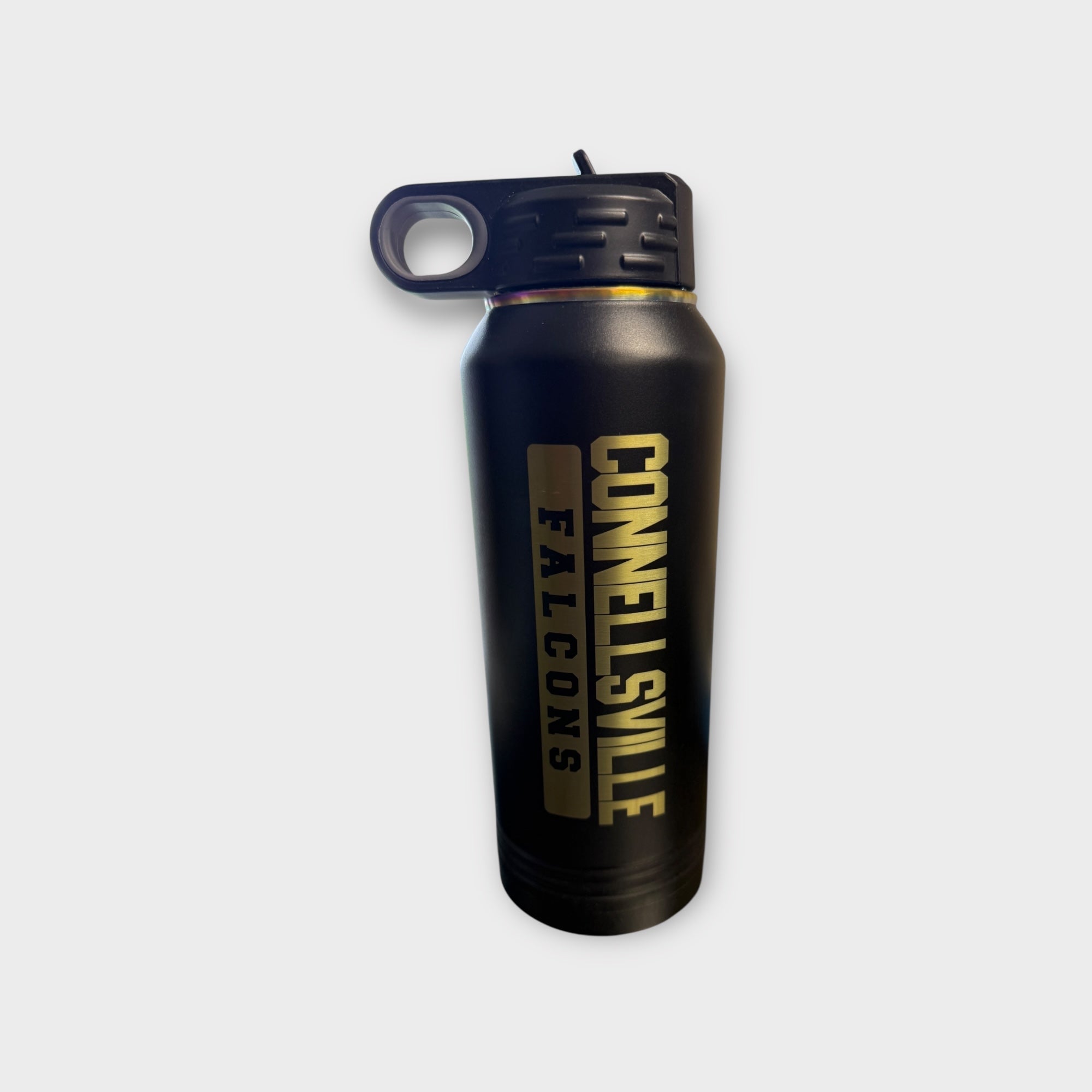 32 oz Black Rainbow Bottle