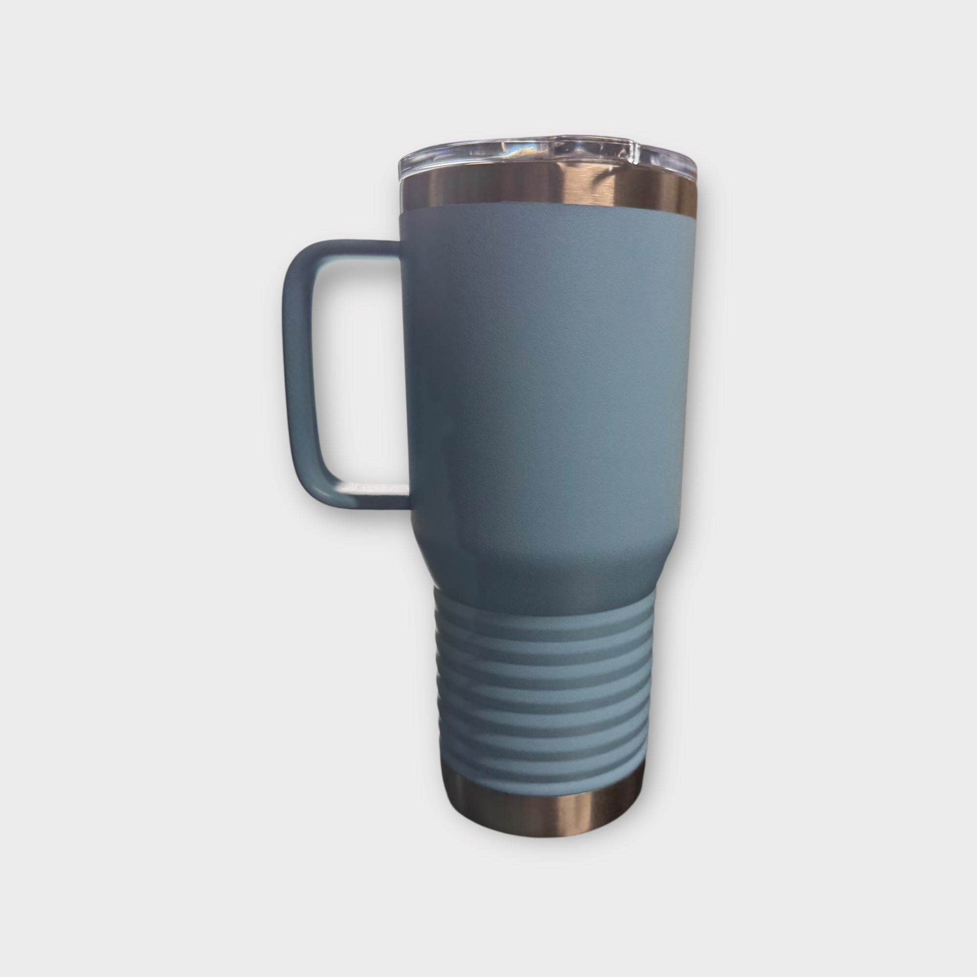 Custom Designed - 20 oz Light Blue Travel Mug
