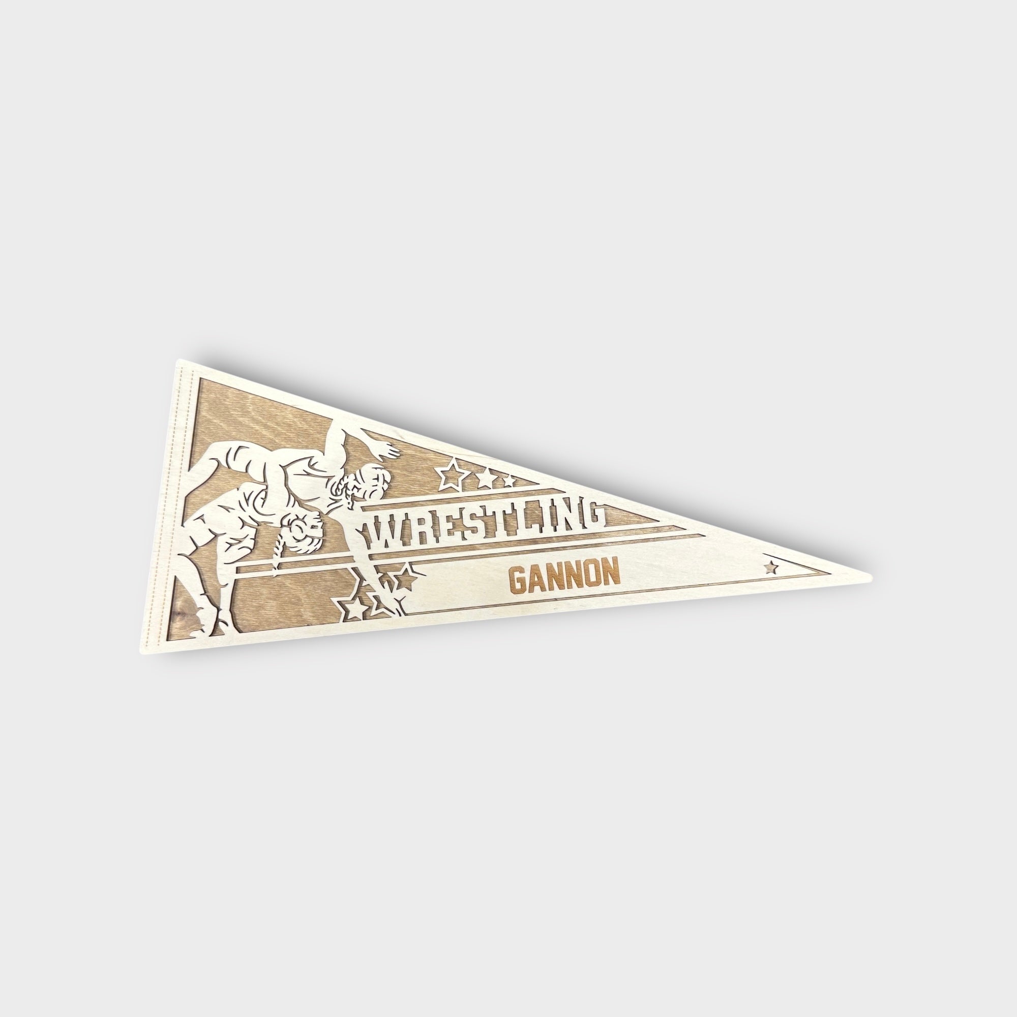 Custom Wrestling Pennant