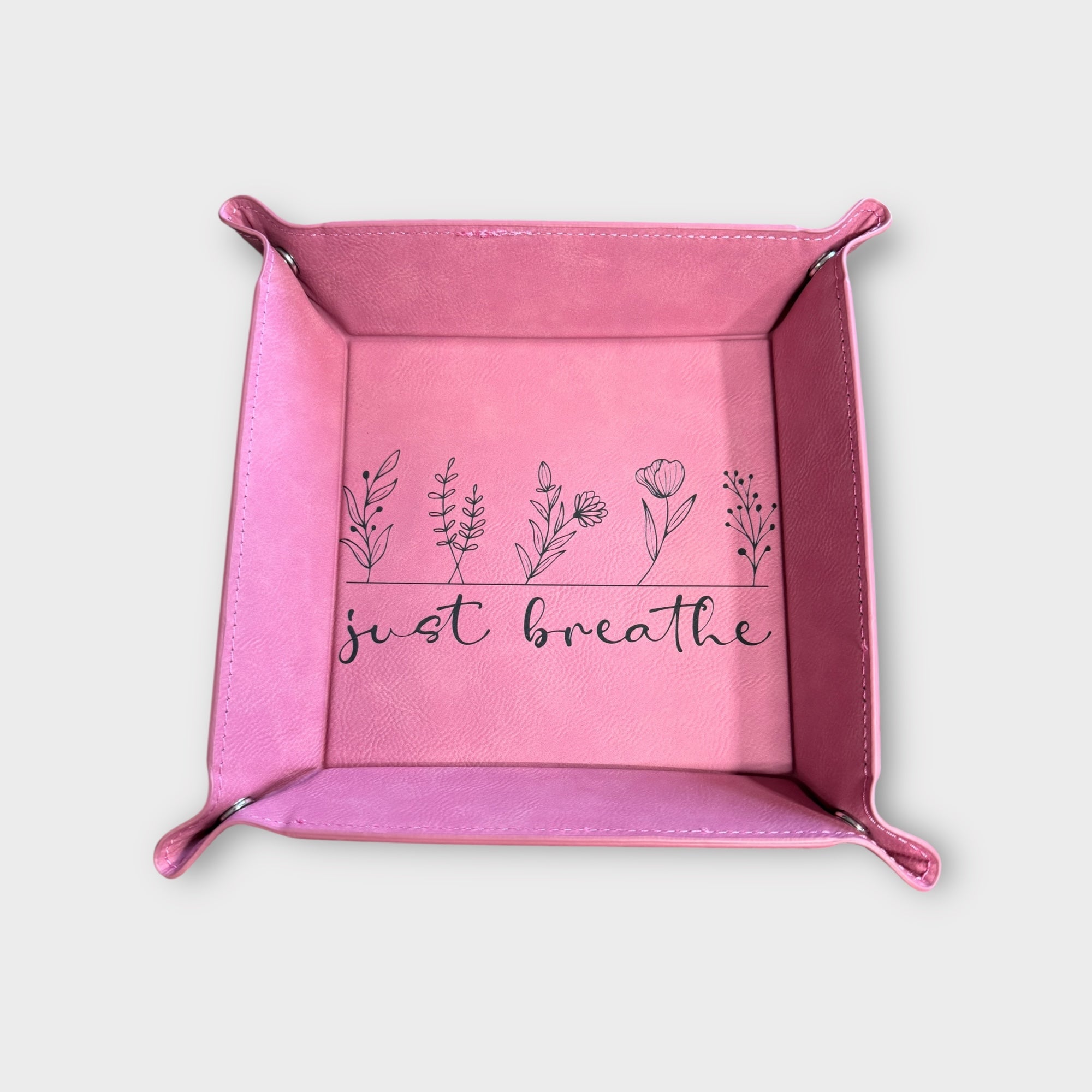 Just Breathe Leather Tray