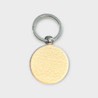 Round Wood Keychain