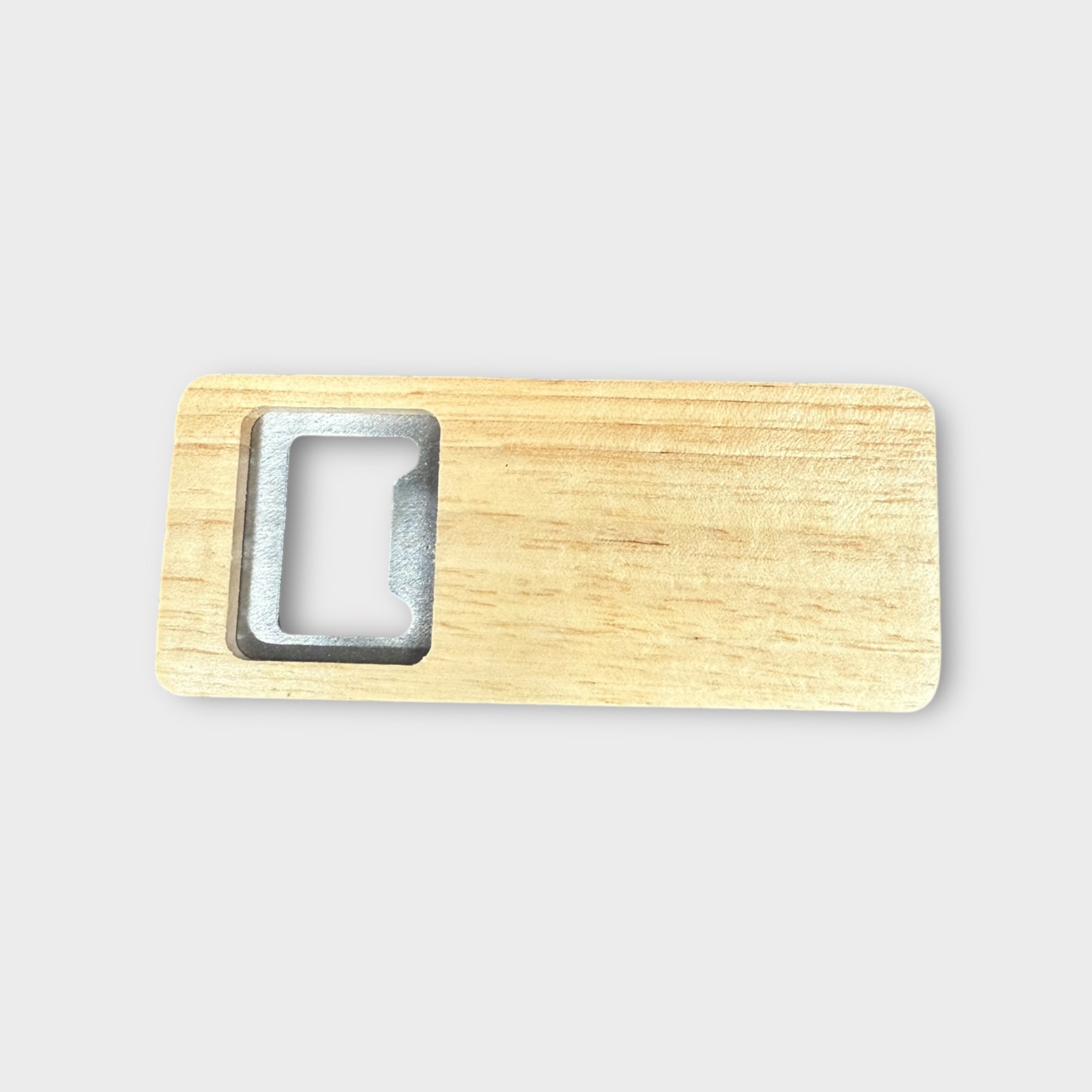 Rectangle Wood Bottle Opener
