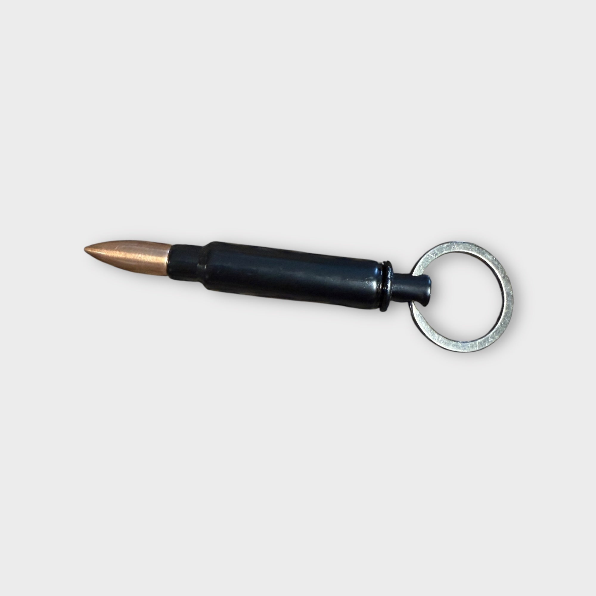 Bullet Shaped Bottle Opener Keychain