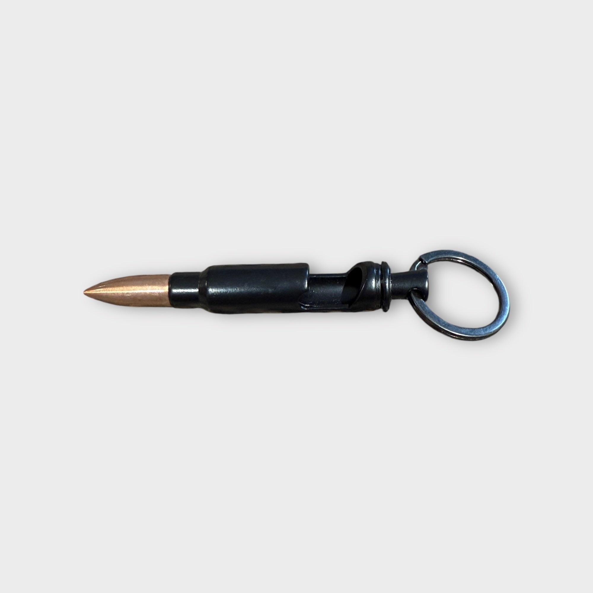 Bullet Shaped Bottle Opener Keychain
