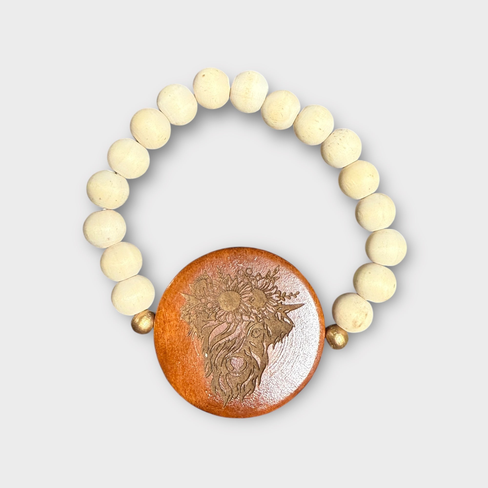 Wood Disc Bracelet