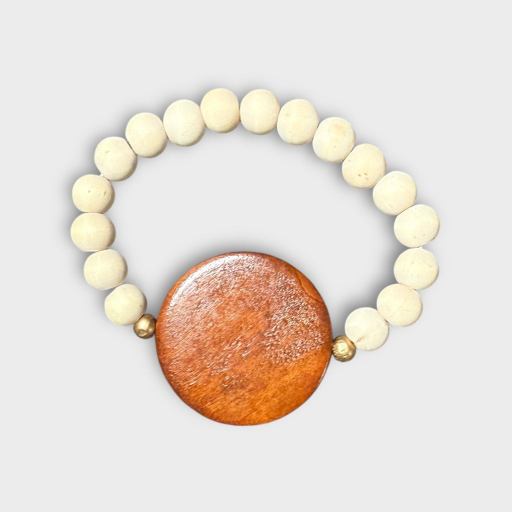 Wood Disc Bracelet