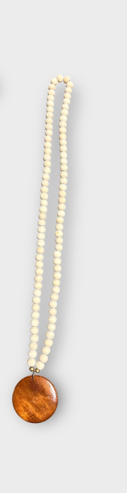 Wood Disc Necklace
