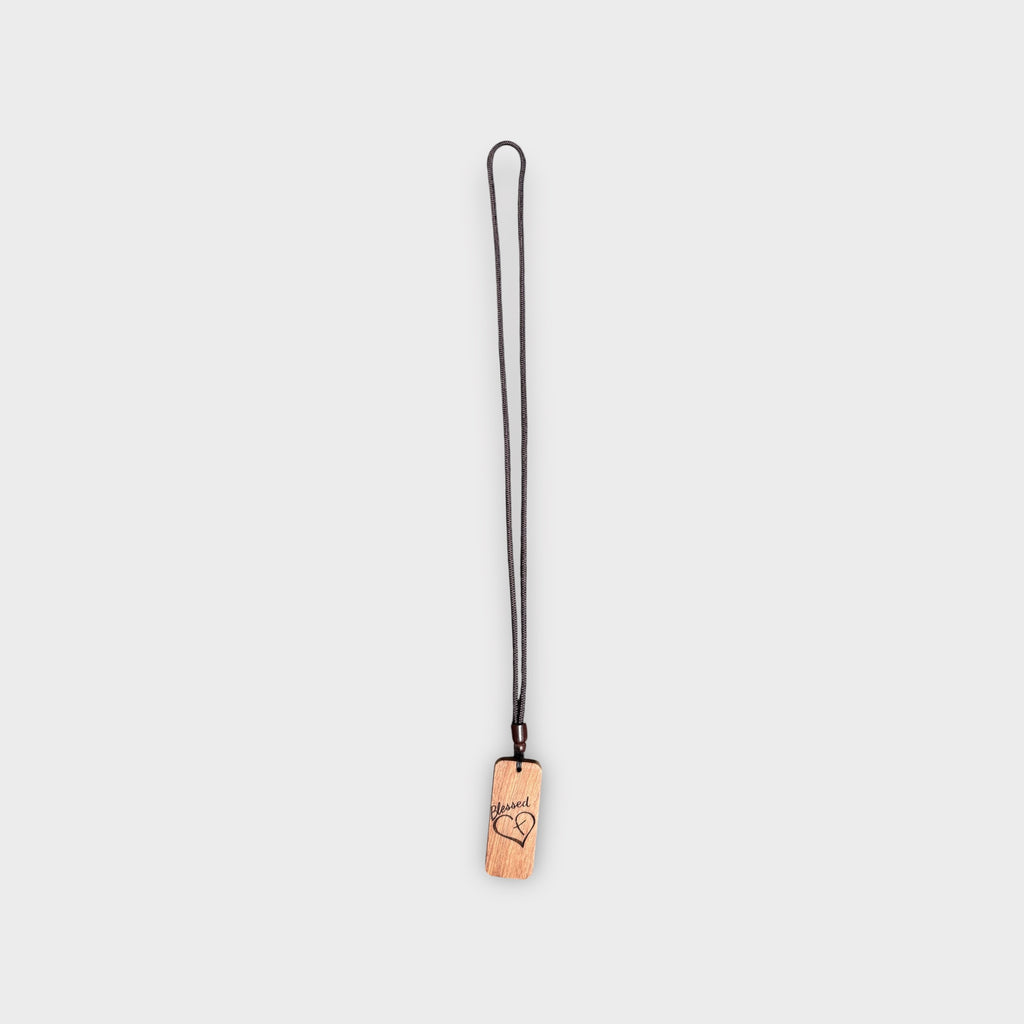 Wood Block Necklace