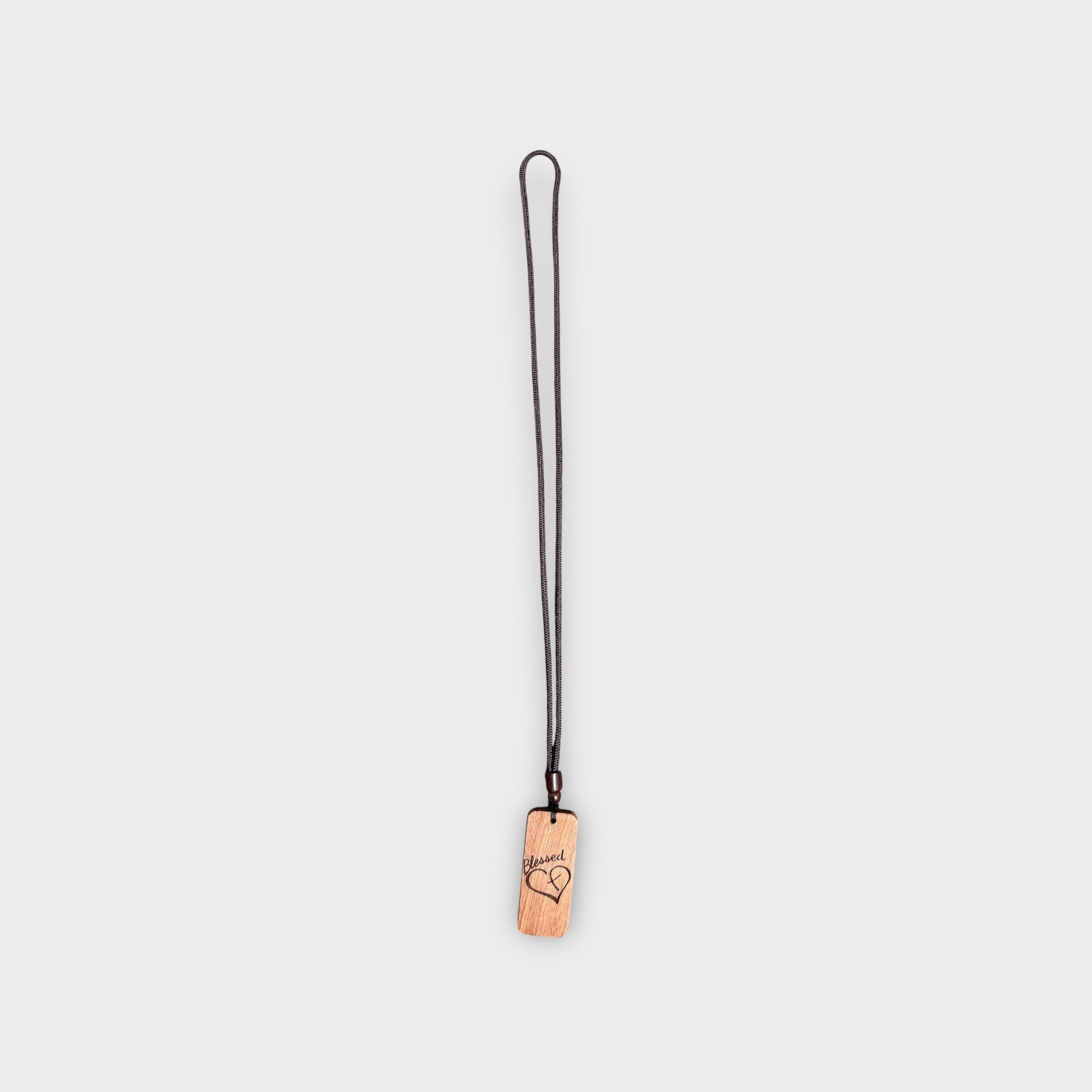 Wood Block Necklace