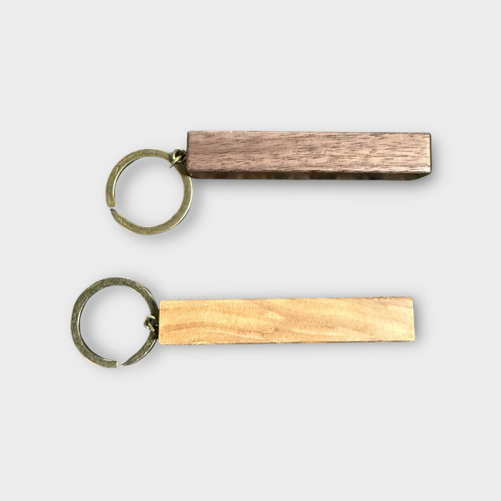 Wood Bar Keychain