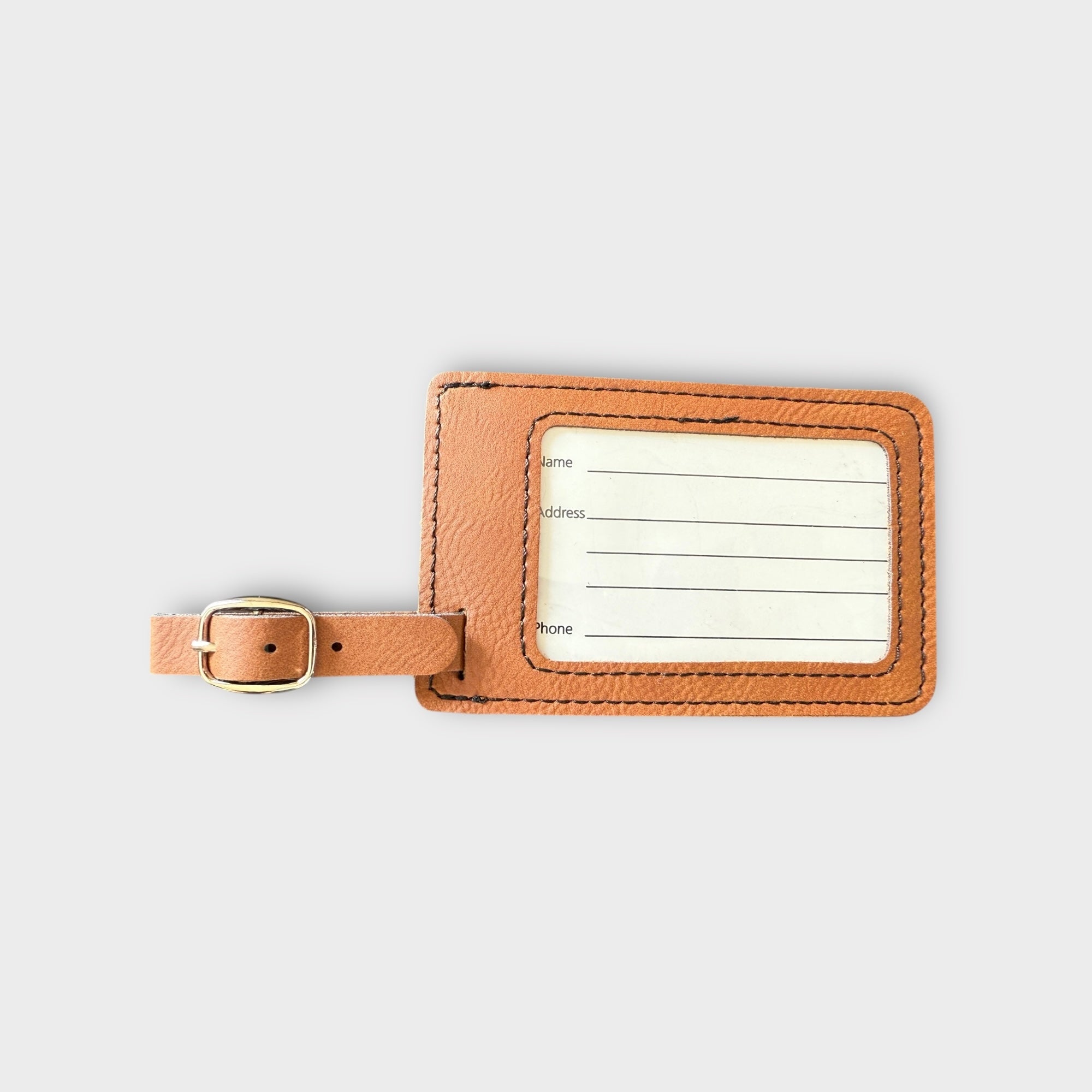 Leatherette Luggage Tag