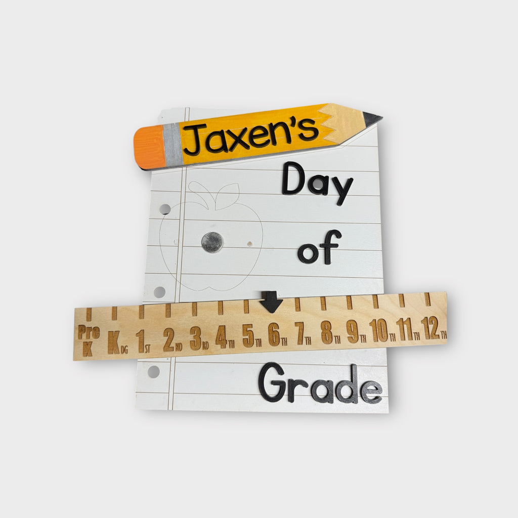 Wooden First/Last Day of School Sign