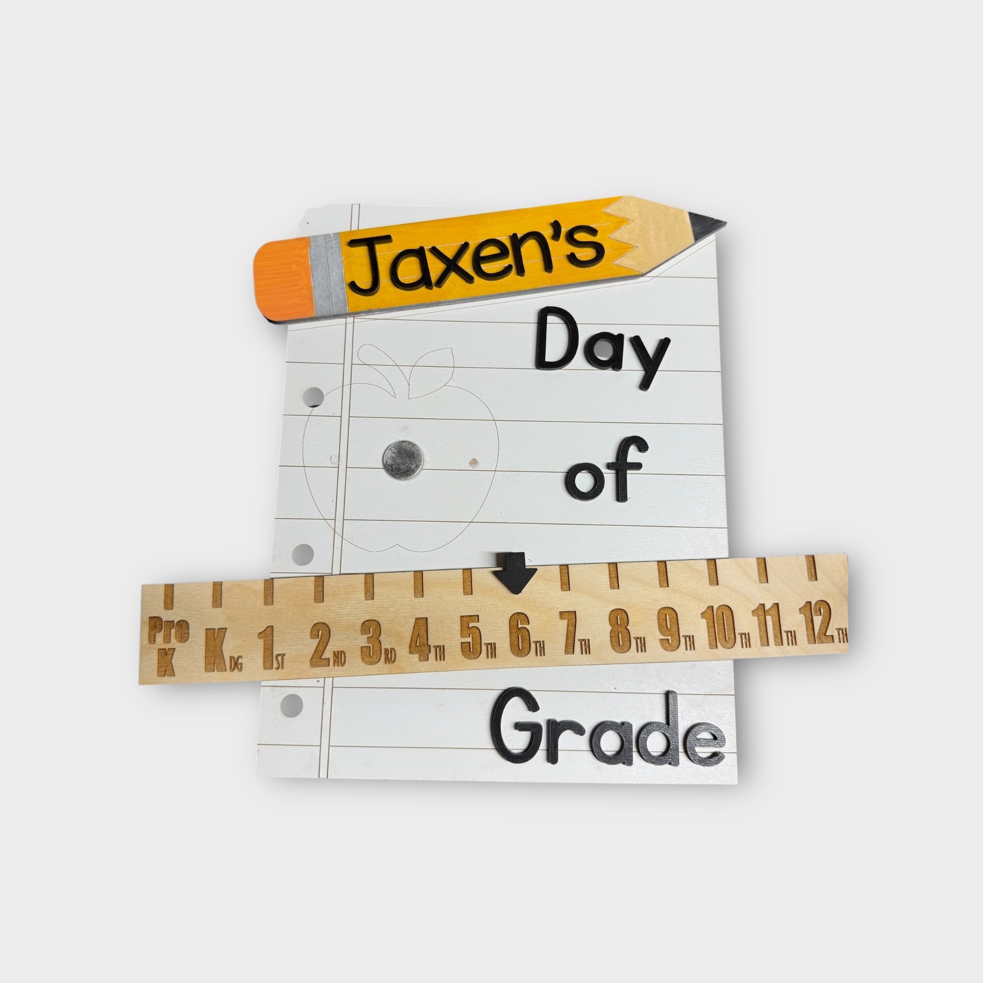 Wooden First/Last Day of School Sign