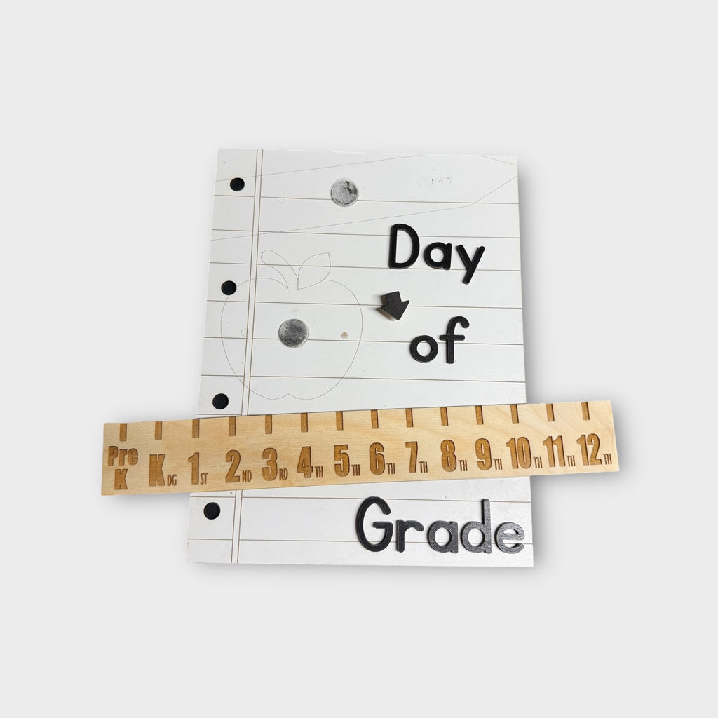 Wooden First/Last Day of School Sign