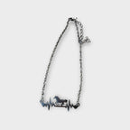 Horse & Heartbeat Bracelet