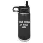 20 oz Blue, Black or Gray Water Bottle