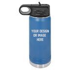 20 oz Blue, Black or Gray Water Bottle