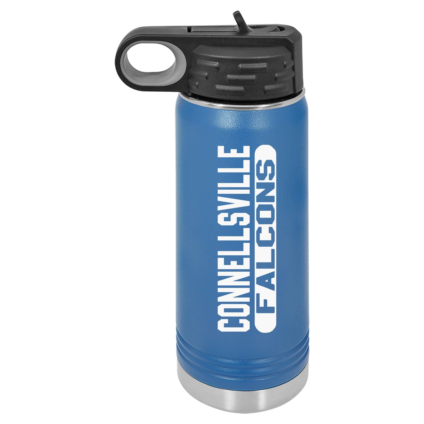 20 oz Blue, Black or Gray Water Bottle