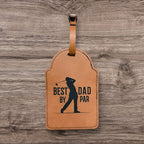 Brown Leather Golf Tee Holder