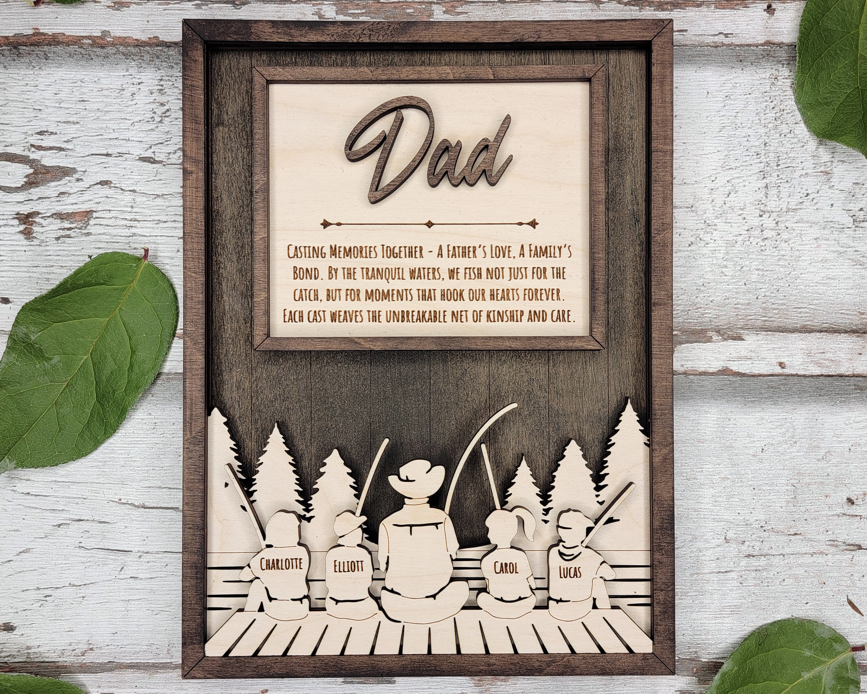 Dad Fishing Sign