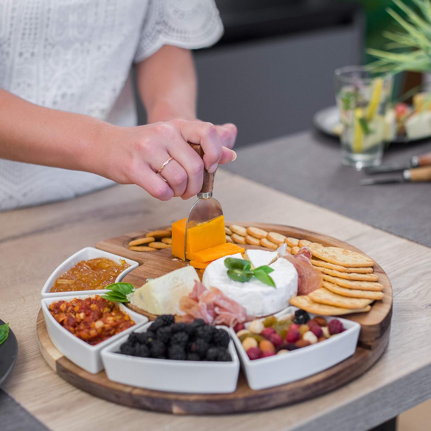 Round Charcuterie Board