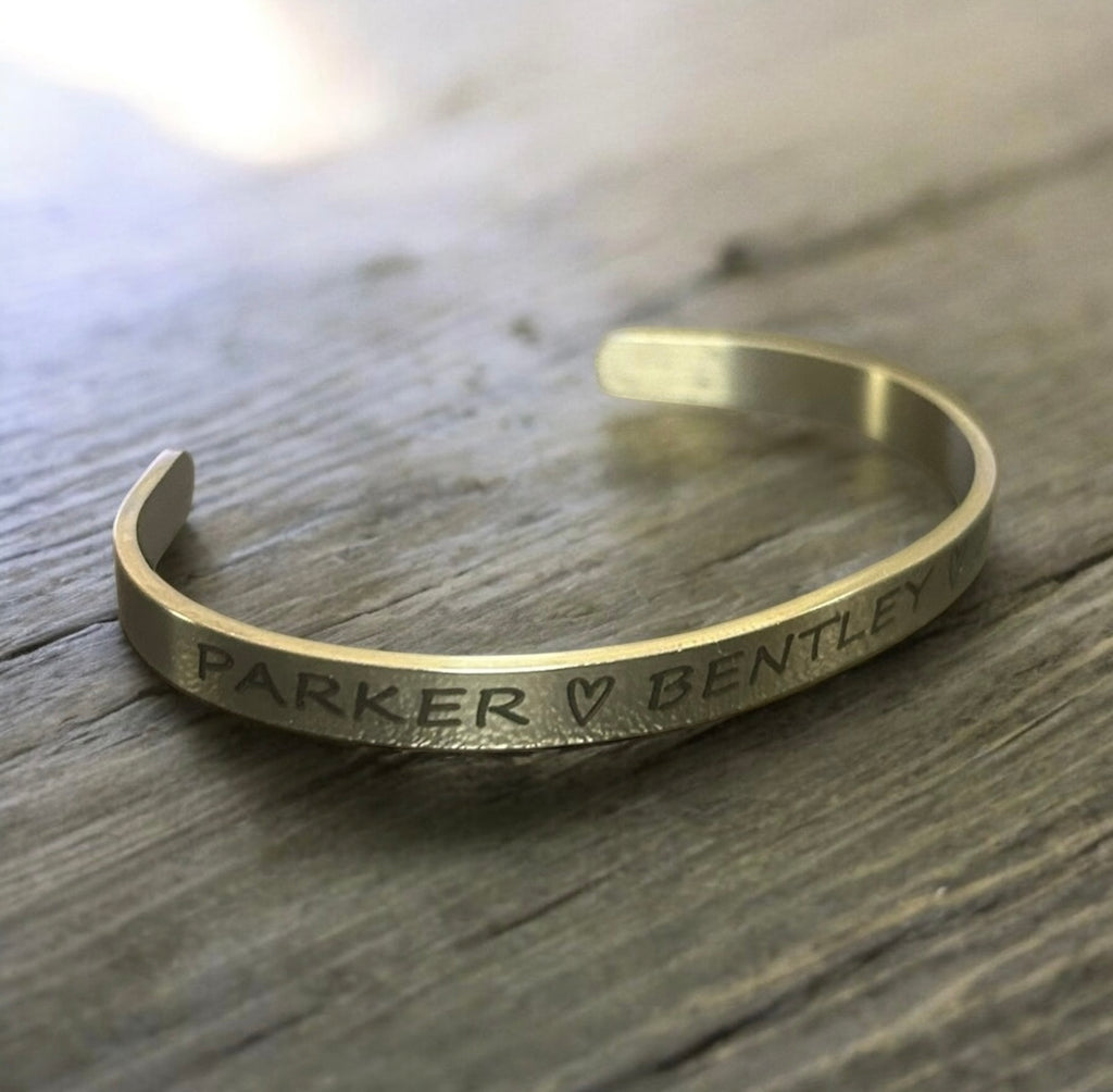 Custom name bracelet