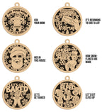 Naughty But Nice Ornaments