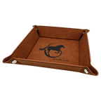 Leather Snap Tray- Custom Designed
