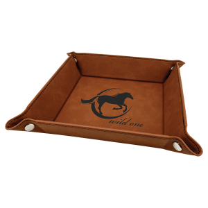 Leather Snap Tray- Custom Designed