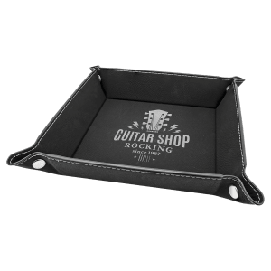 Leather Snap Tray- Custom Designed