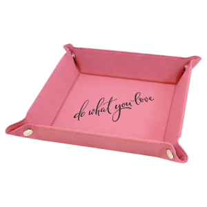 Leather Snap Tray- Custom Designed